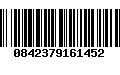 Código de Barras 0842379161452