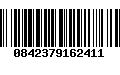 Código de Barras 0842379162411