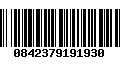 Código de Barras 0842379191930