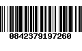 Código de Barras 0842379197260