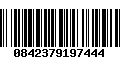 Código de Barras 0842379197444