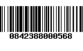 Código de Barras 0842388000568