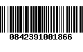 Código de Barras 0842391001866