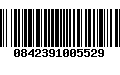 Código de Barras 0842391005529