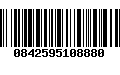 Código de Barras 0842595108880