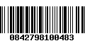 Código de Barras 0842798100483