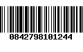 Código de Barras 0842798101244