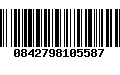 Código de Barras 0842798105587