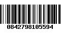 Código de Barras 0842798105594