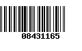 Código de Barras 08431165