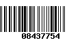 Código de Barras 08437754