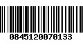 Código de Barras 0845120070133