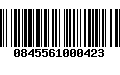 Código de Barras 0845561000423