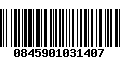 Código de Barras 0845901031407