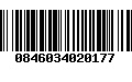 Código de Barras 0846034020177