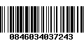 Código de Barras 0846034037243