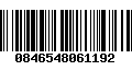 Código de Barras 0846548061192