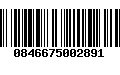 Código de Barras 0846675002891