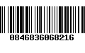 Código de Barras 0846836068216