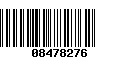 Código de Barras 08478276