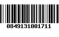 Código de Barras 0849131001711