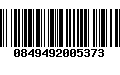 Código de Barras 0849492005373