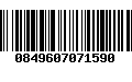 Código de Barras 0849607071590