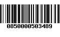 Código de Barras 0850000503489