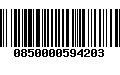 Código de Barras 0850000594203