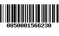 Código de Barras 0850001566230