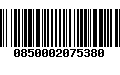 Código de Barras 0850002075380