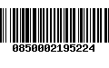 Código de Barras 0850002195224