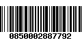 Código de Barras 0850002887792