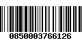 Código de Barras 0850003766126