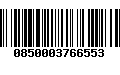 Código de Barras 0850003766553