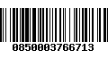 Código de Barras 0850003766713