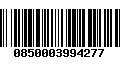 Código de Barras 0850003994277