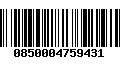 Código de Barras 0850004759431