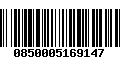 Código de Barras 0850005169147