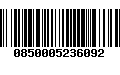 Código de Barras 0850005236092