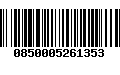 Código de Barras 0850005261353