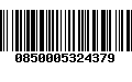 Código de Barras 0850005324379