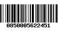 Código de Barras 0850005622451