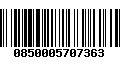 Código de Barras 0850005707363