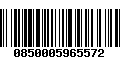 Código de Barras 0850005965572