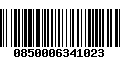 Código de Barras 0850006341023