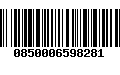 Código de Barras 0850006598281