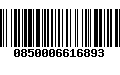 Código de Barras 0850006616893