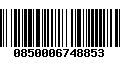 Código de Barras 0850006748853