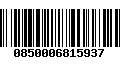 Código de Barras 0850006815937